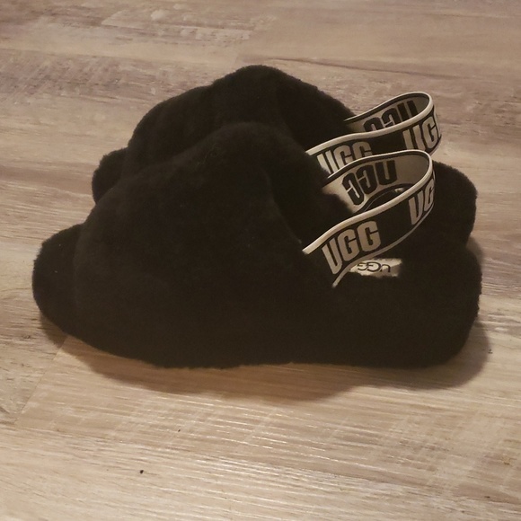 UGG Shoes - Ugg black slingback slippers size 7